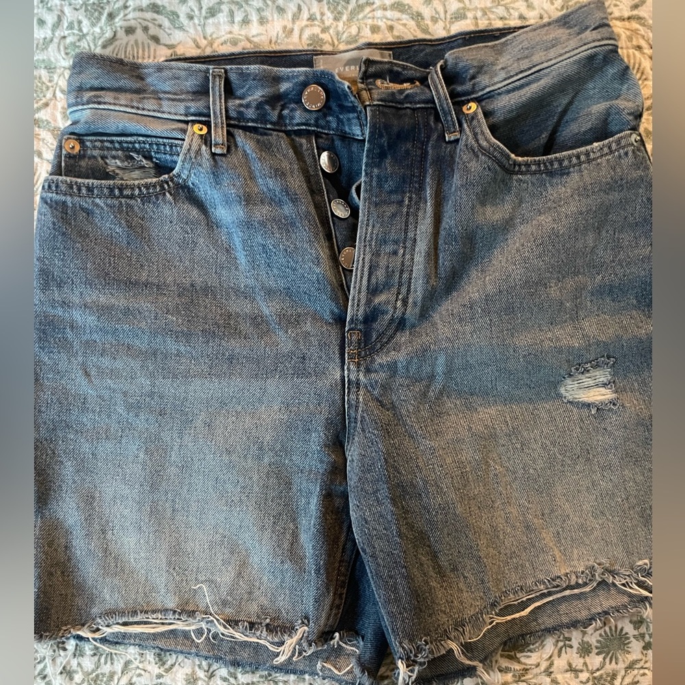 Everlane denim shorts